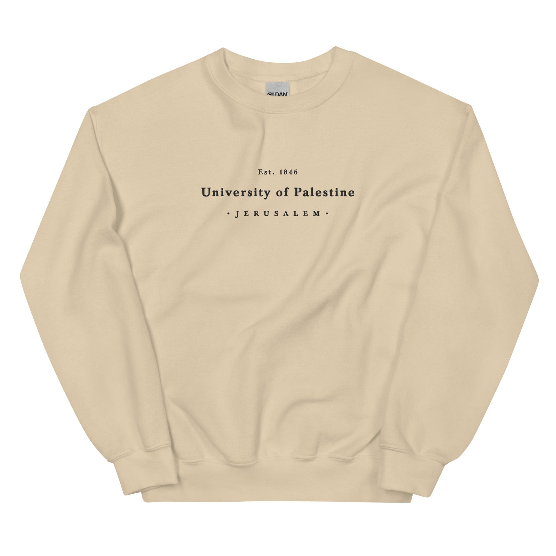 Embroidered University of Palestine - Sweatshirt