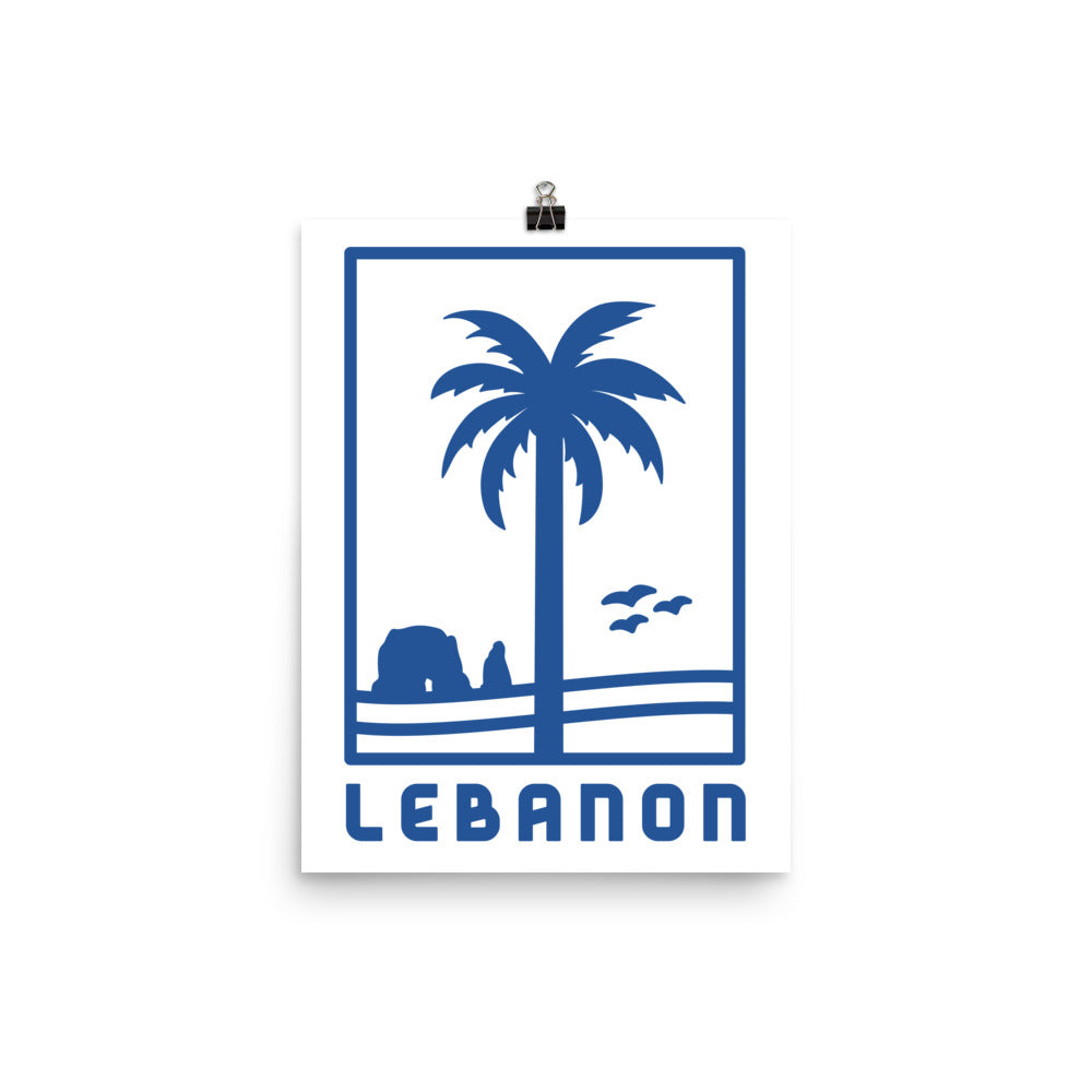 Beachside in Beirut - Poster