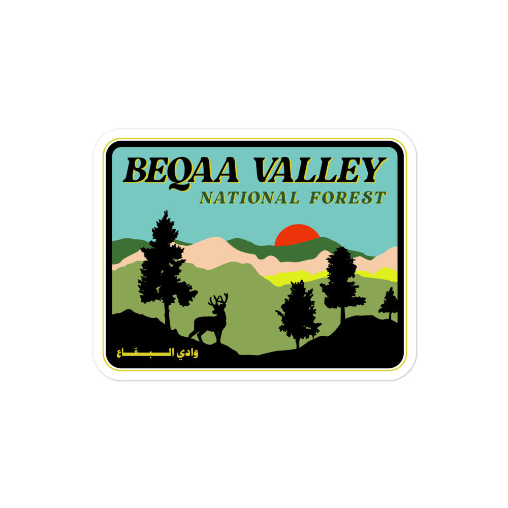 Beqaa Valley Nat'l Forest - Sticker
