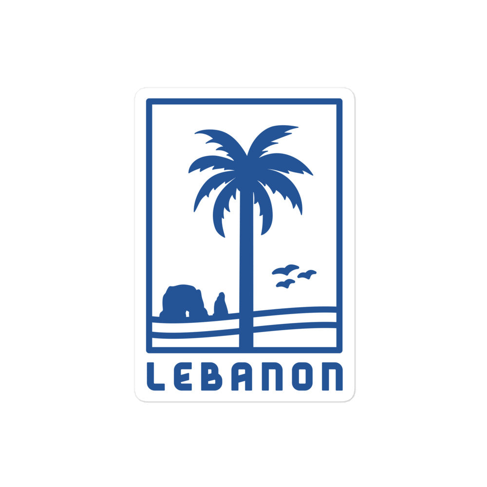 Beachside in Beirut - Sticker