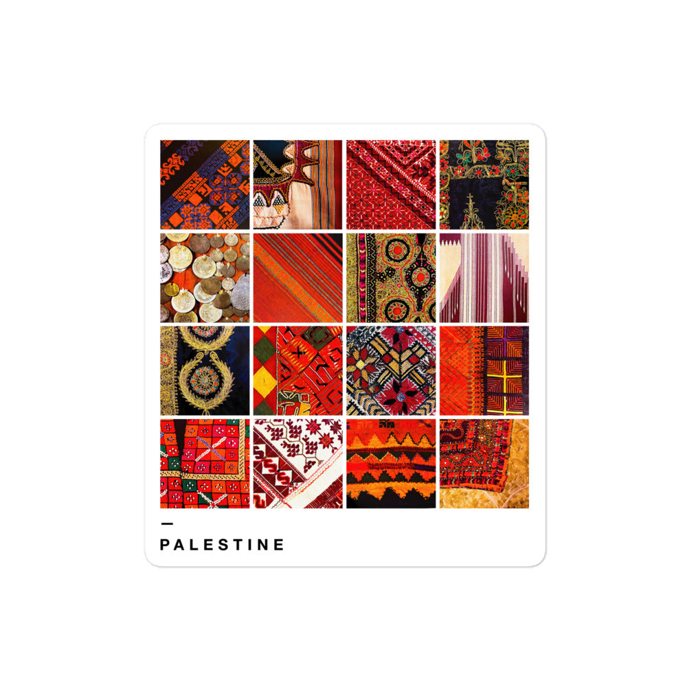 Textiles of Palestine - Sticker