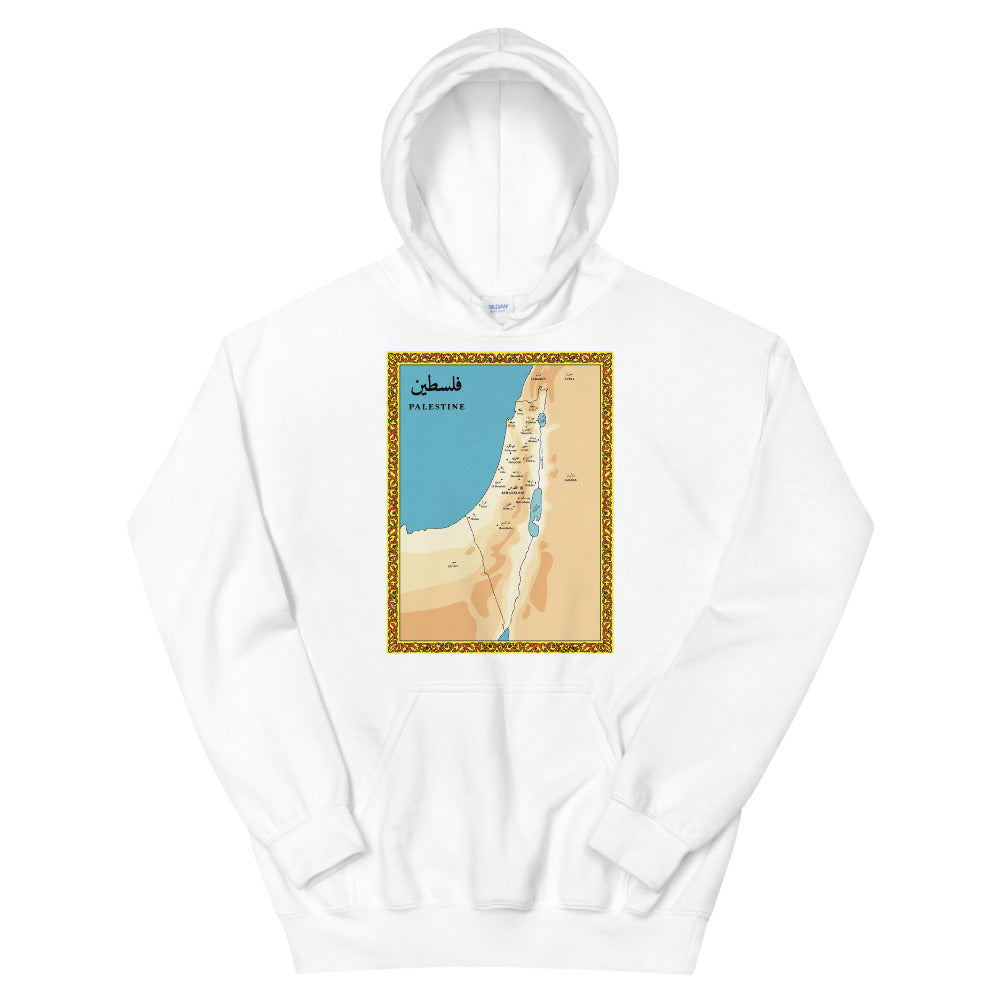 Vintage Palestine Map – Hoodie