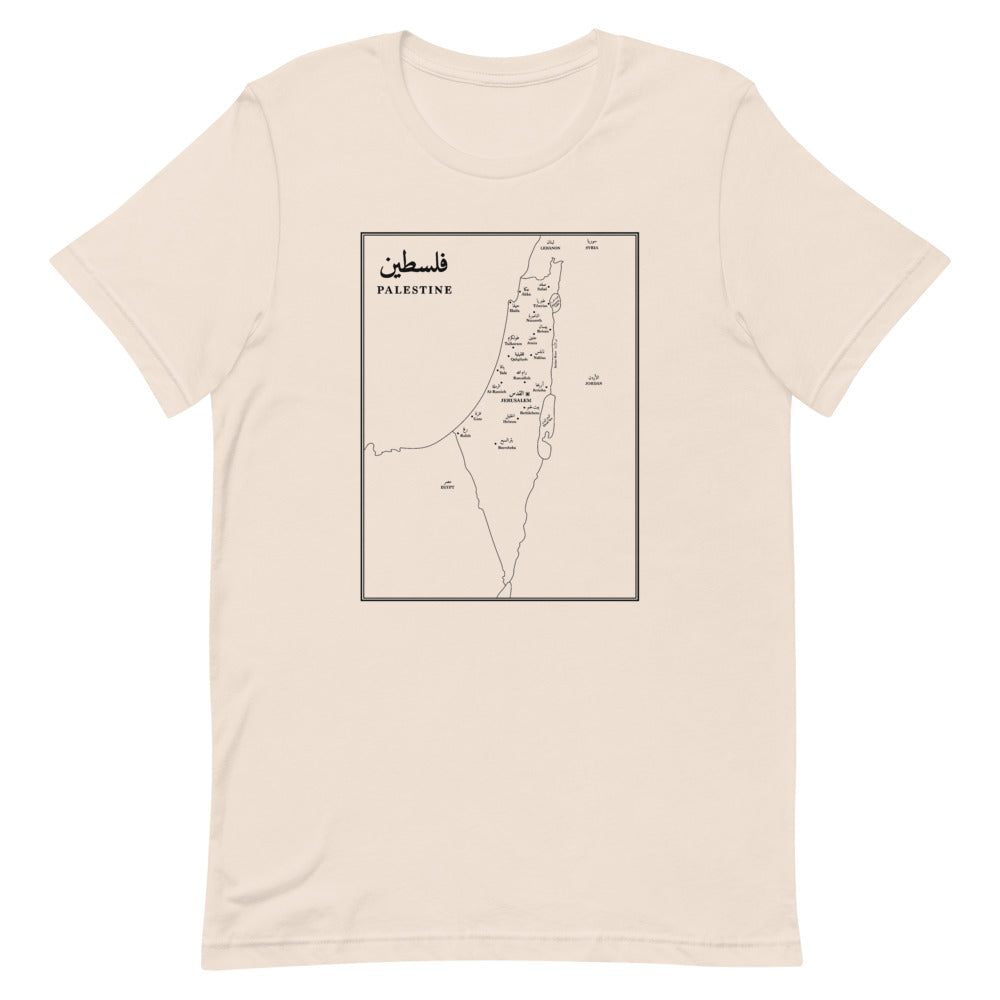 Map of Palestine – T Shirt