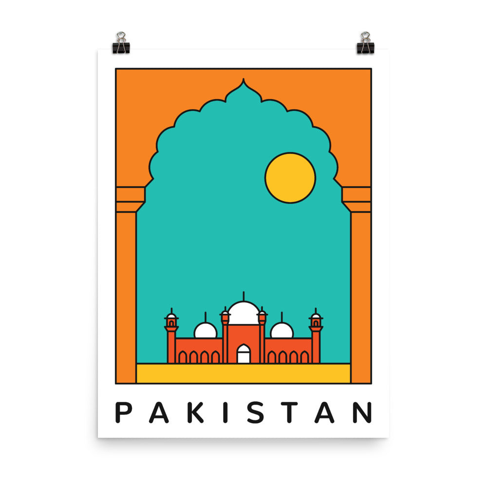 Pakistan at Sunset - Poster