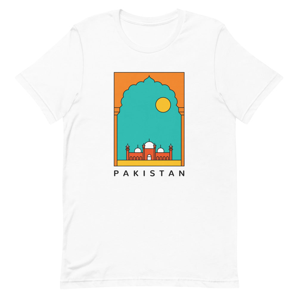 Taj Mahal Vintage India Souvenir T-Shirt Indian Flag