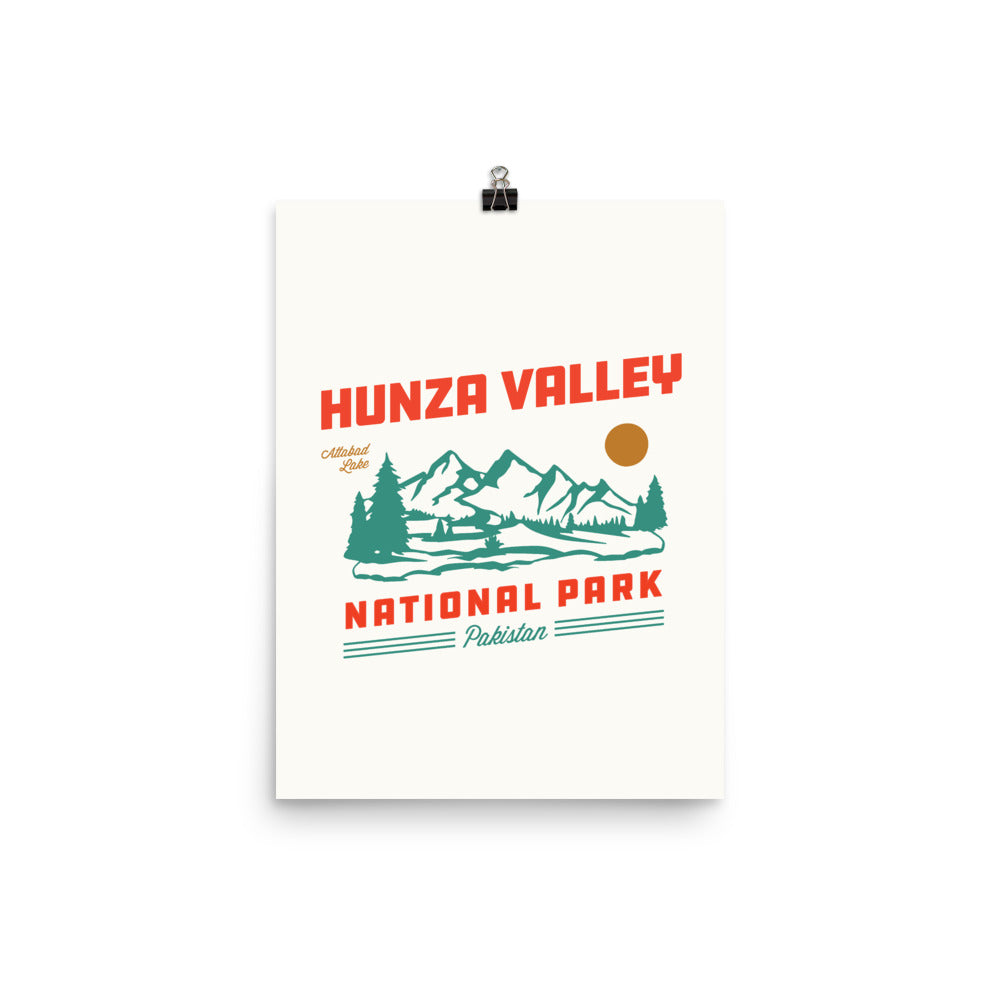 Hunza Valley National Park - Poster