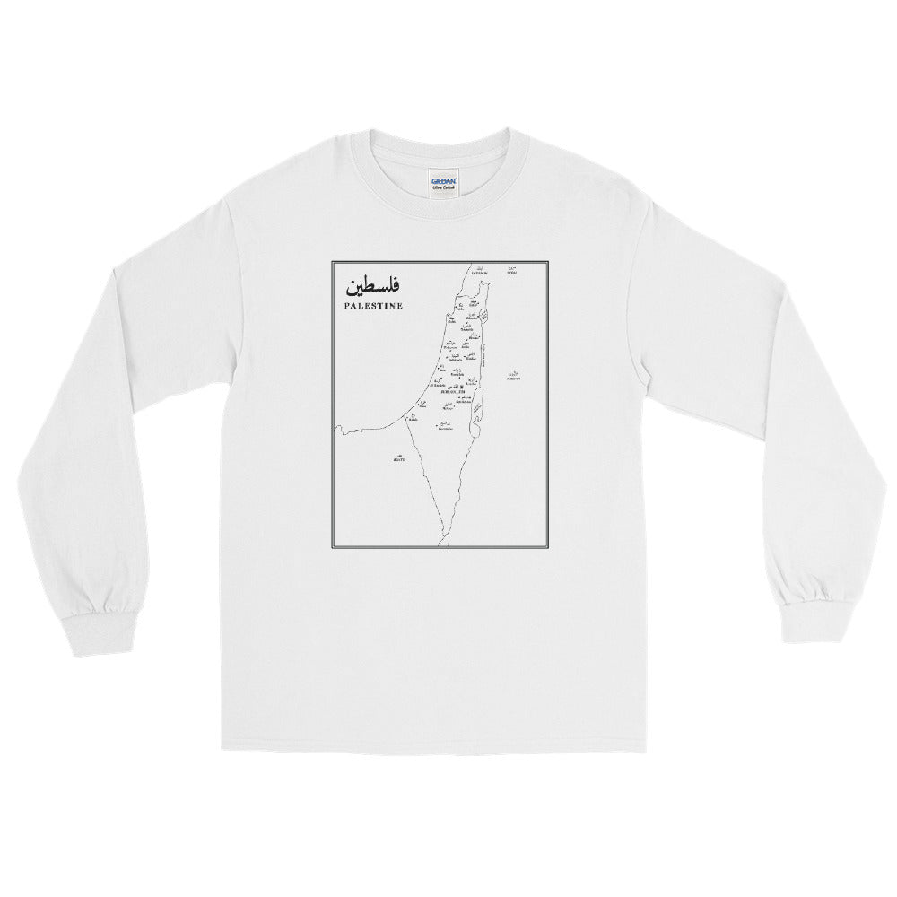 Map of Palestine – Long Sleeve