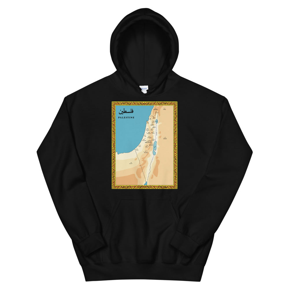 Vintage Palestine Map – Hoodie