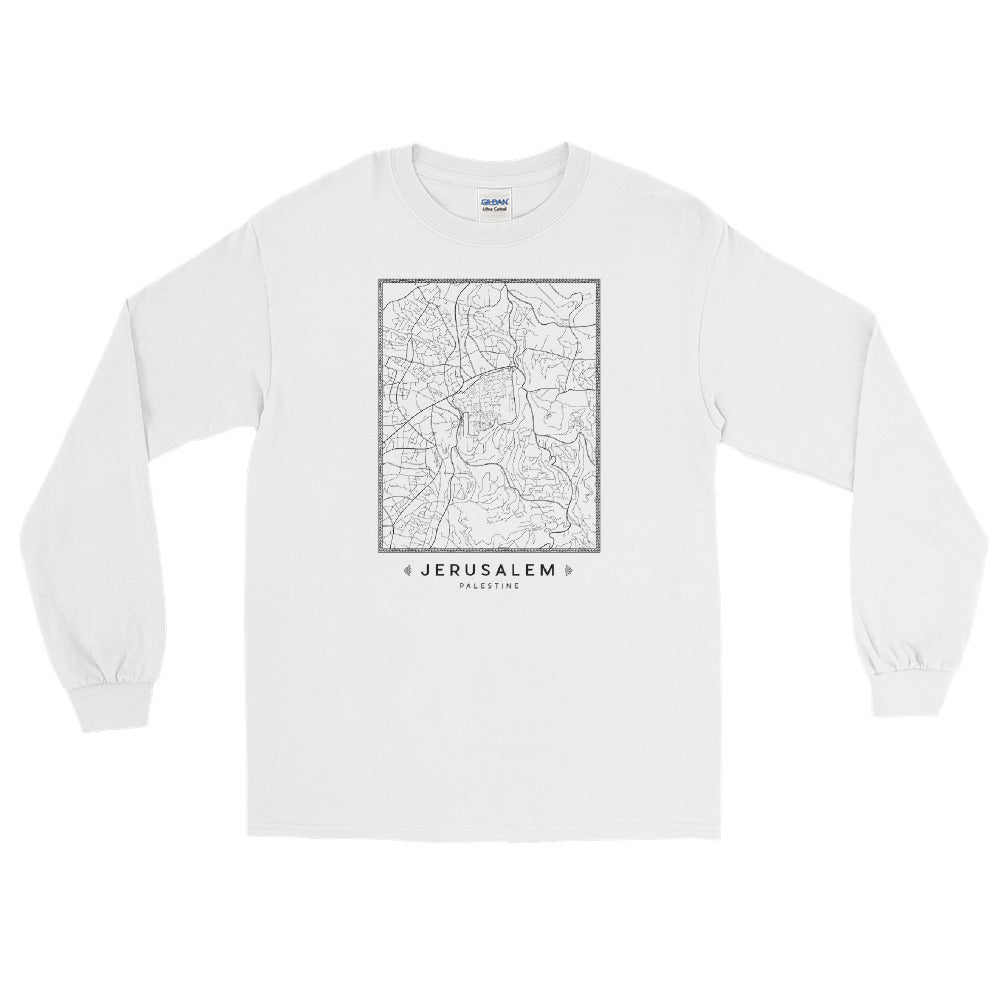 Jerusalem Map – Long Sleeve