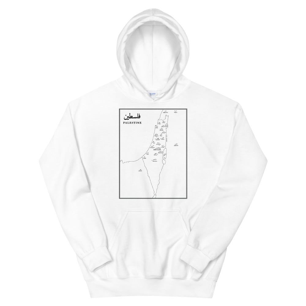 Map of Palestine – Hoodie