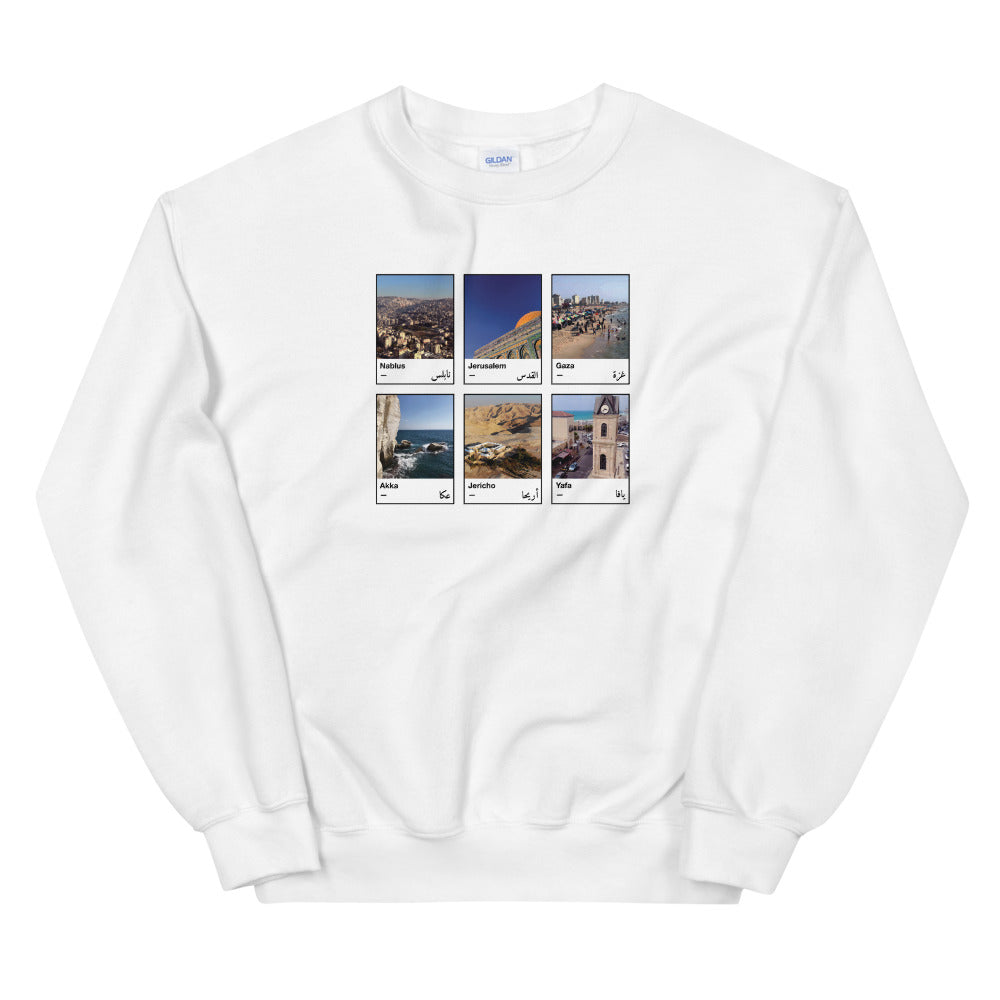 Cities of Palestine - Sweatshirt