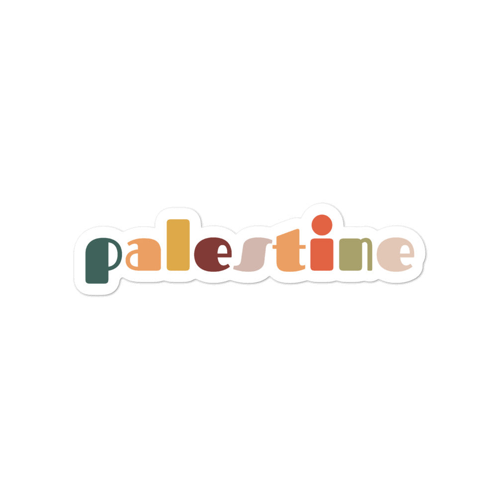 Palestine in Spring - Sticker
