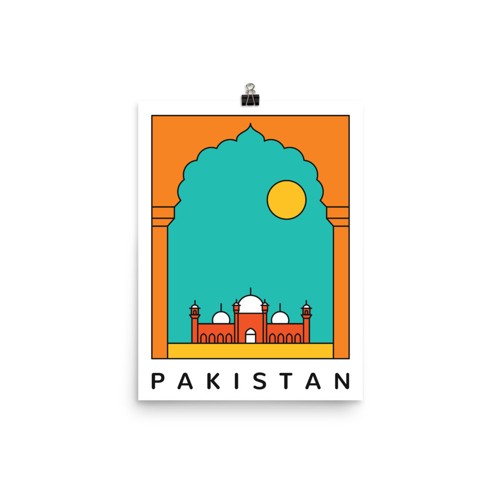 Pakistan at Sunset - Poster