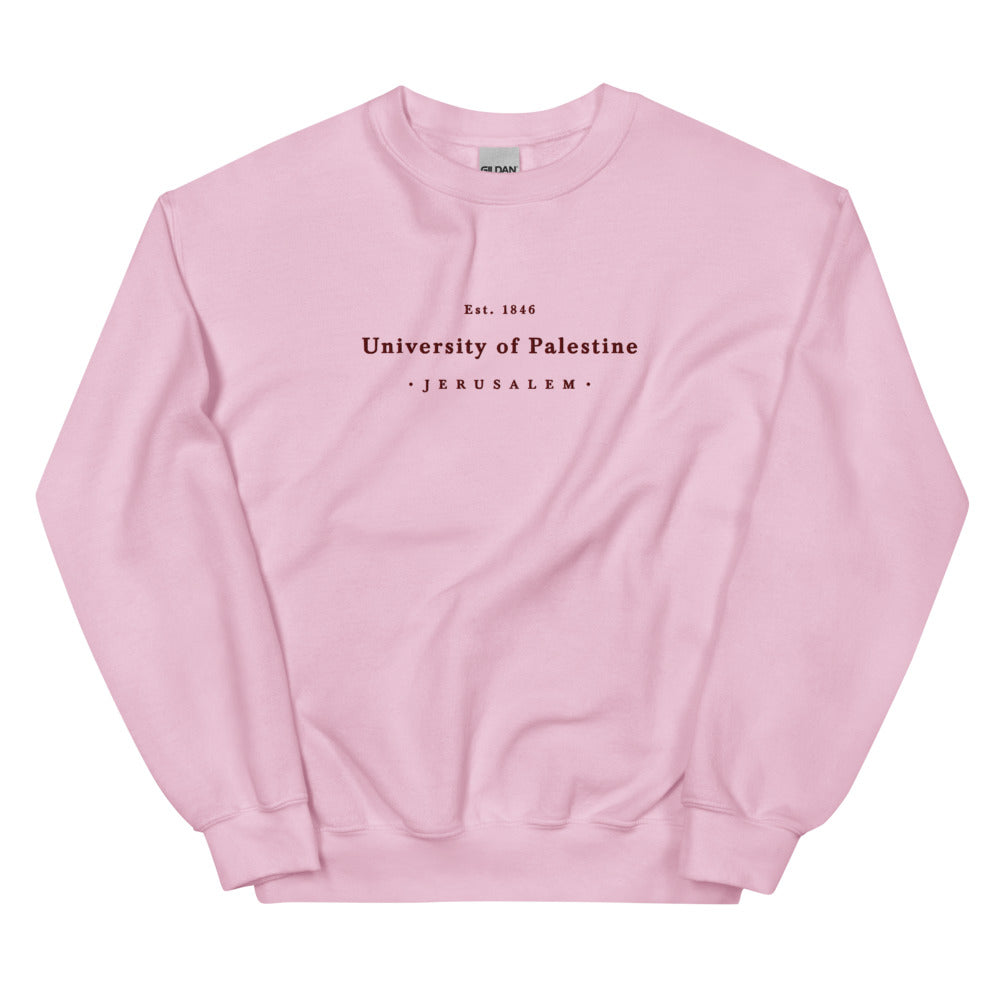 Embroidered University of Palestine - Sweatshirt