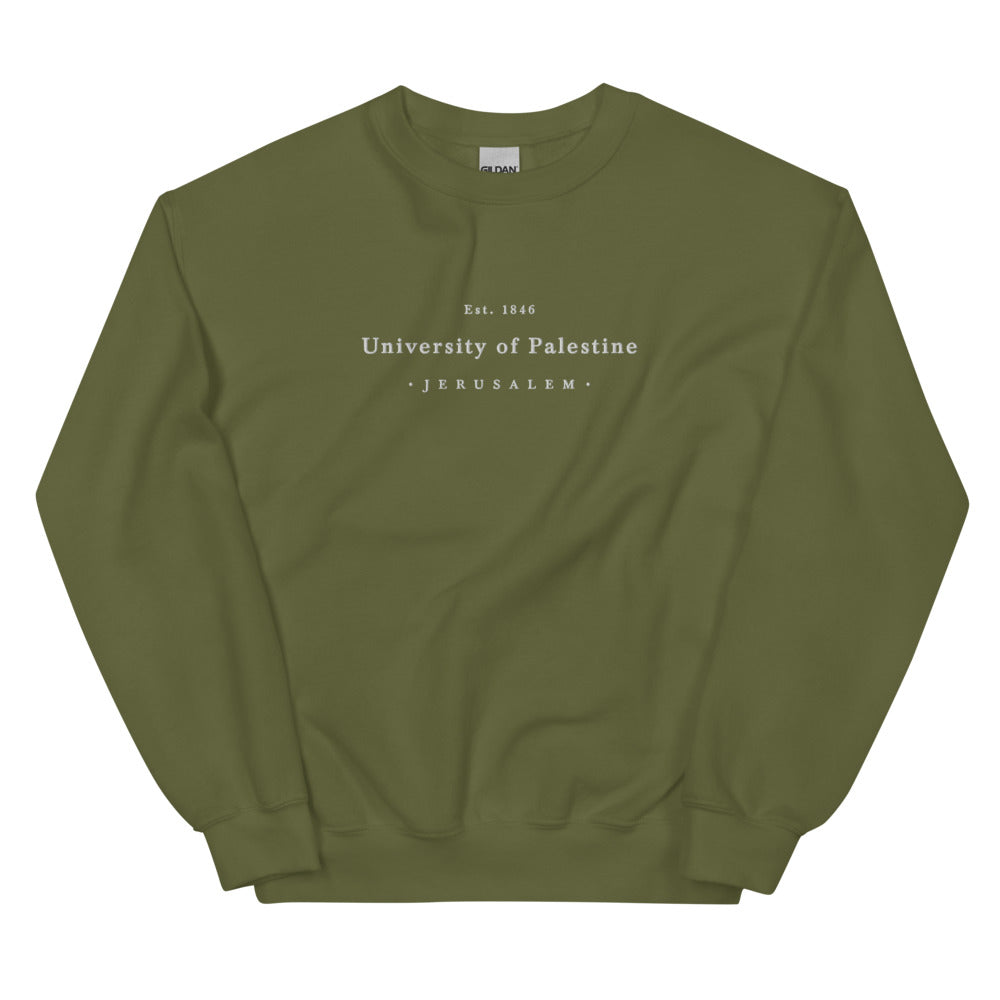 Embroidered University of Palestine - Sweatshirt