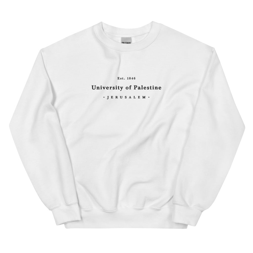 Embroidered University of Palestine - Sweatshirt