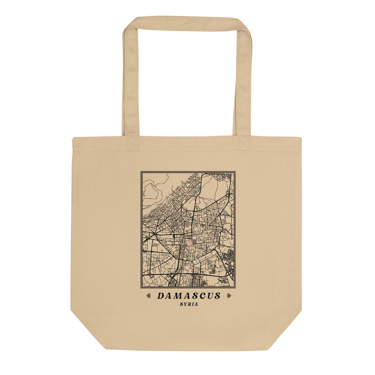 Damascus Map - Tote