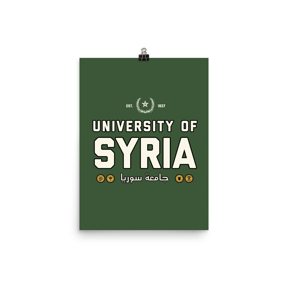 University of Syria - Poster