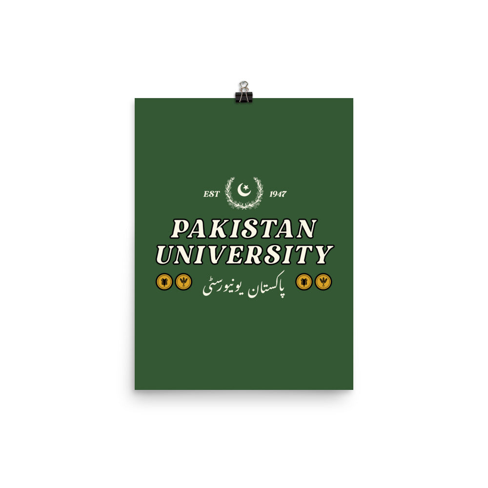 Pakistan University - Poster