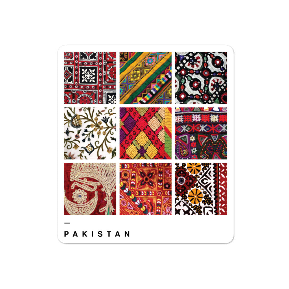 Textiles of Pakistan - Sticker