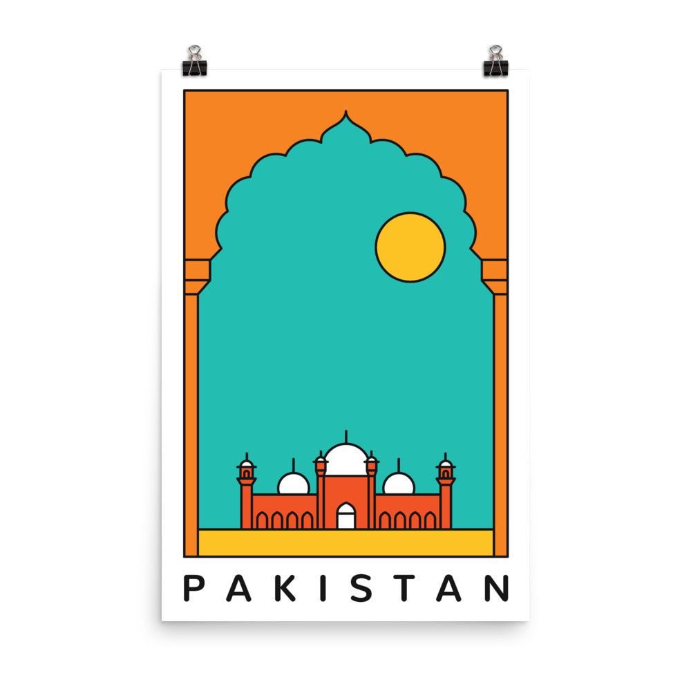 Pakistan at Sunset - Poster
