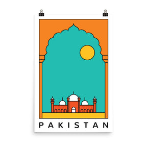 Pakistan at Sunset - Poster