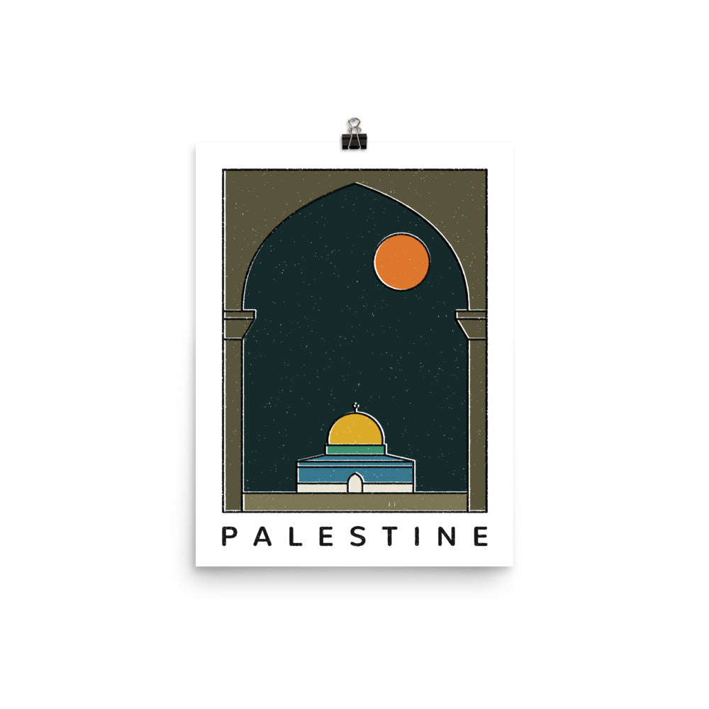 Palestine at Night - Poster