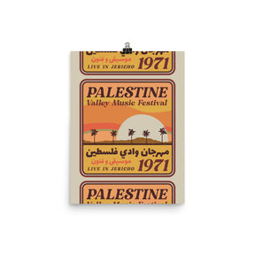 Palestine Valley Music Festival - Poster