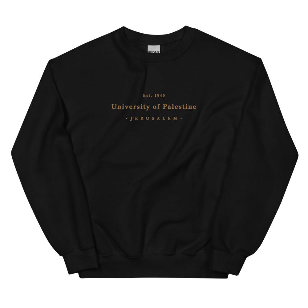 Embroidered University of Palestine - Sweatshirt