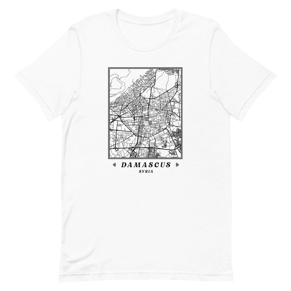 Damascus Map - T Shirt